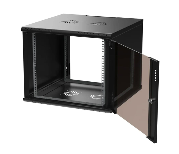 Extralink Wisząca 19" 9U 600x600mm Premium jednosekcyjna (czarna) EX.39359 - 1323246 - zdjęcie 4